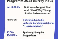 Programm am 18. Mai 2025 im Frey-Haus
