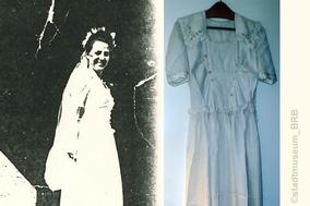 Virtueller Rundgang 88 – Ein Hochzeitskleid aus "Fallschirmseide"