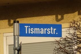Straßenschild "Tismarstraße"