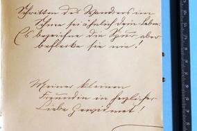 Johanna Seyfferts Poesiealbum von 1904 – Objekt 2 zum Internationalen Museumstag 2020