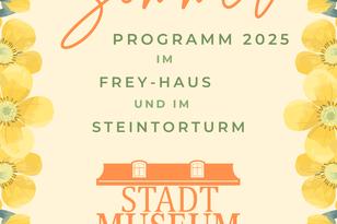 Sommerprogramm 2025 Titelblatt