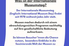 Was ist der Internationale Museumstag?