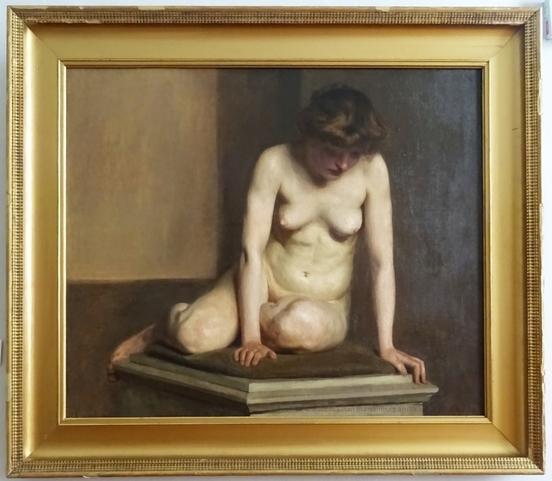 Frauenakt, unbekannter Künstler, ca. 1880 - 1910   