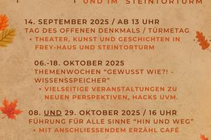 Herbstprogramm Part I