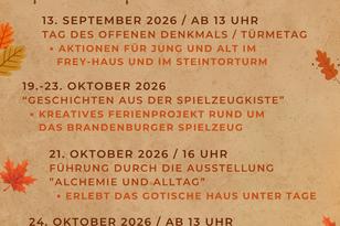 Herbstprogramm Part I
