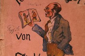 Titelbild mit einem Selbstporträt als älterer Mann mit Ansatz zur Glatze