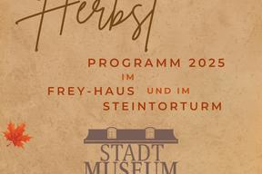 Deckblatt für das Herbstprogramm 2025