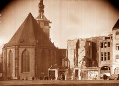Letzte Reste des Neustädtischen Rathauses und die Katharinenkirche (Foto/Animation: Stadtmuseum Brandenburg an der Havel)