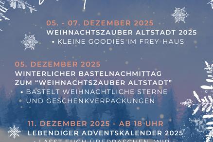 Winterprogramm Part 1 (Veranstaltungen 2025)