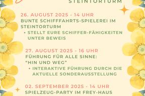 Programm des Stadtmuseums im Sommer 2025