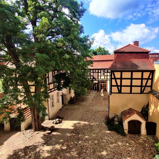 Hof des Stadtmuseums Brandenburg an der Havel im Frey-Haus